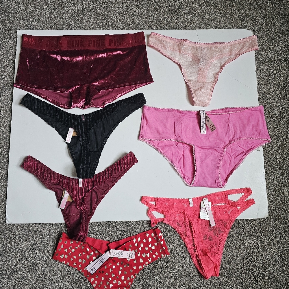 Lot of 7 Victoria's Secret Panties NWT